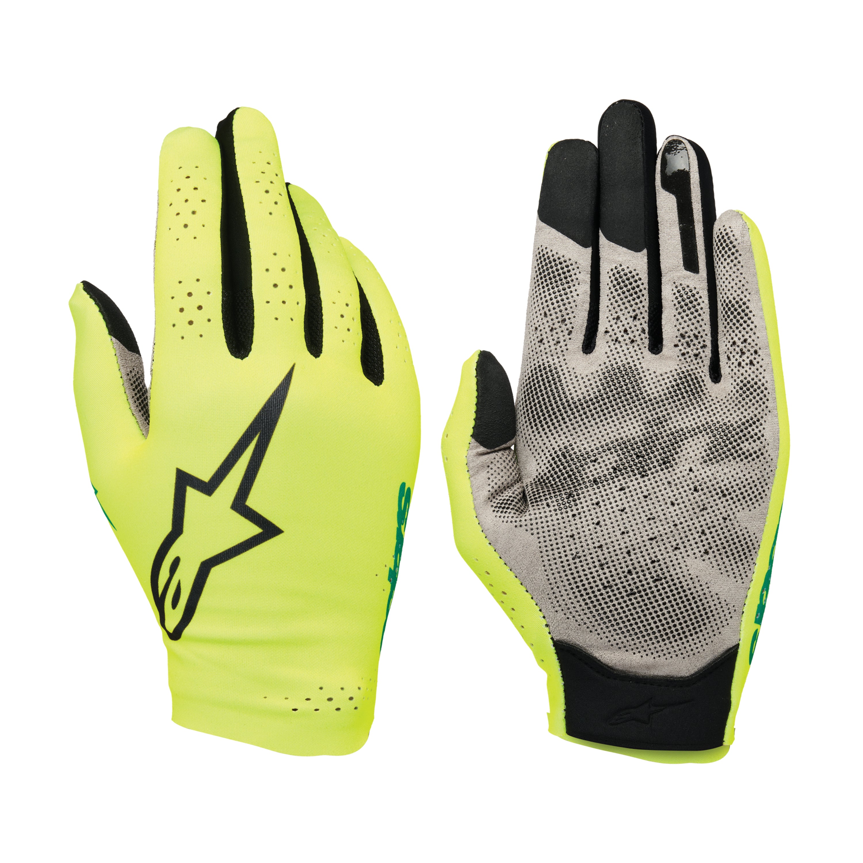 Safety Yellow / Black / Turquoise