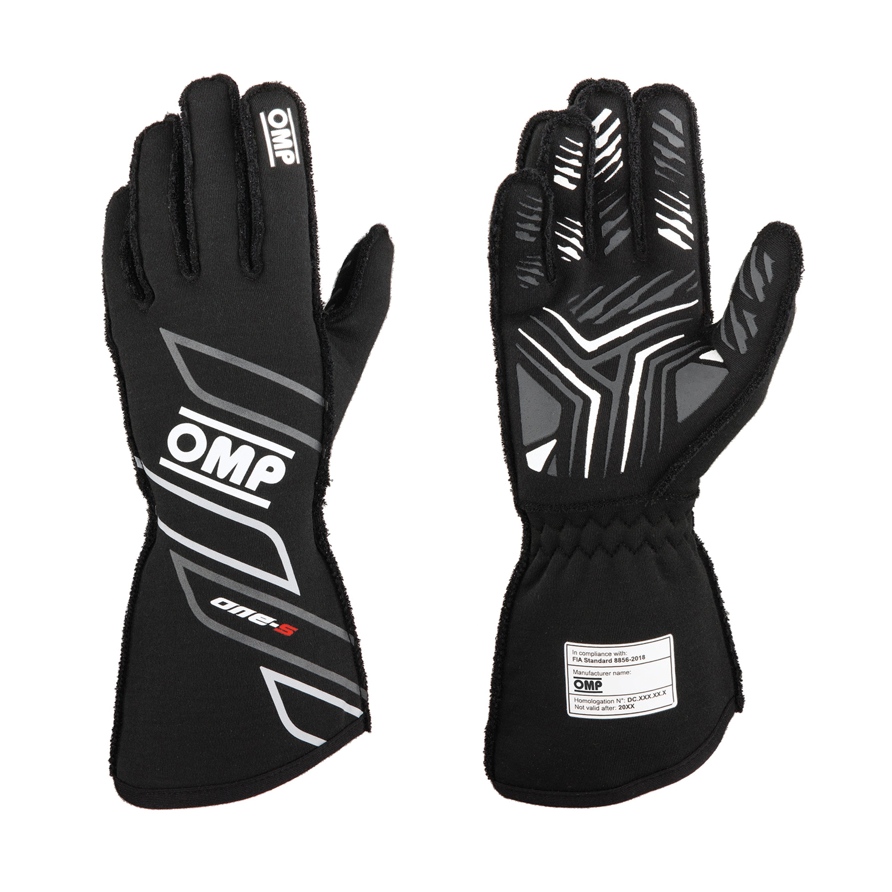 OMP One-S Glove my2025 External seams FIA 8856-2018