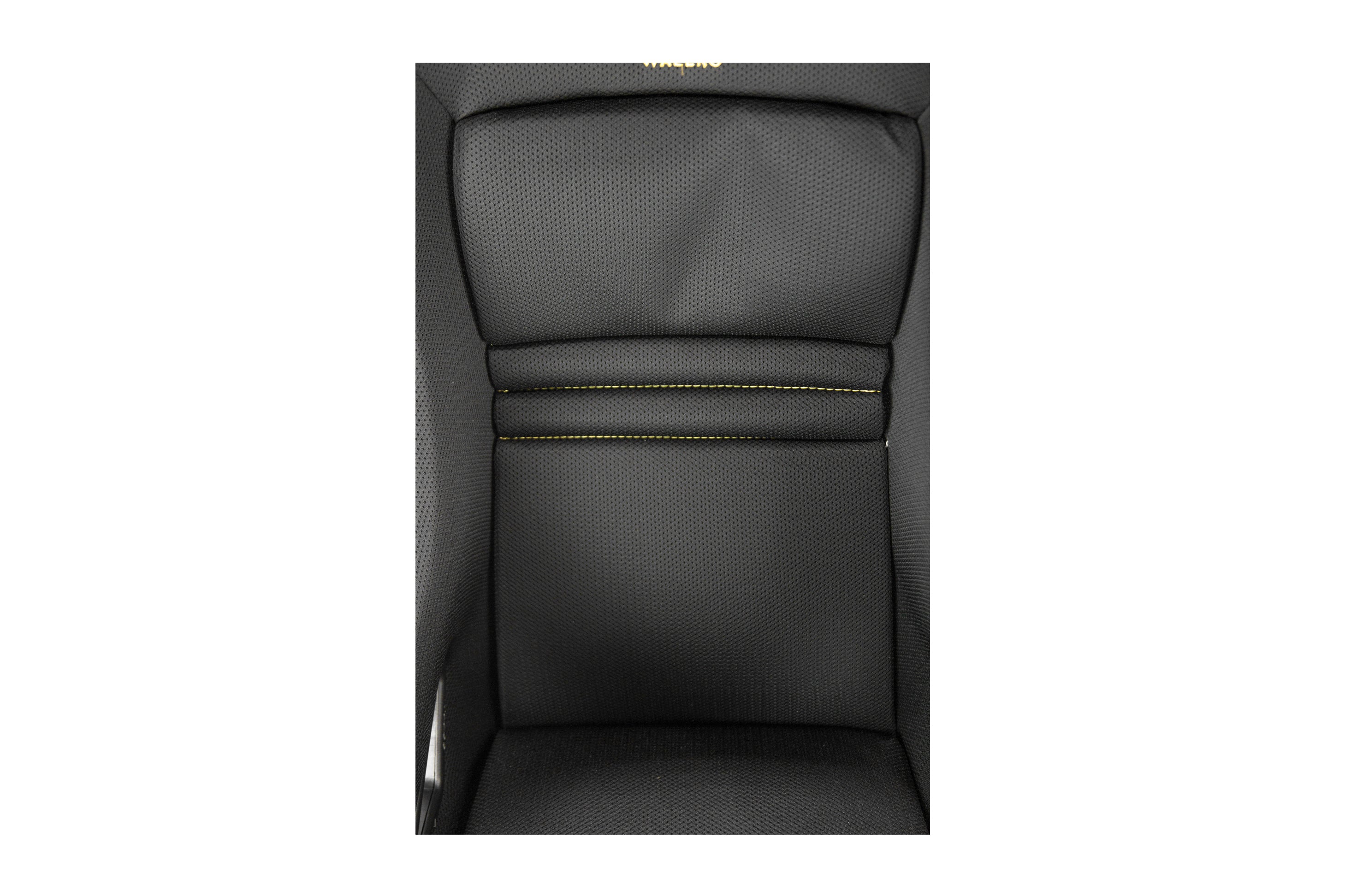 Cobra Sebring Profit GT GRP- FIA 8855-1999- Pro-Fit- Black Spacer Fabric w/Walero- Yellow Stitching